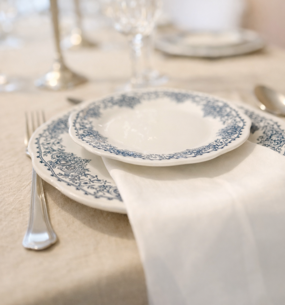 vaisselles vintage pour évènements